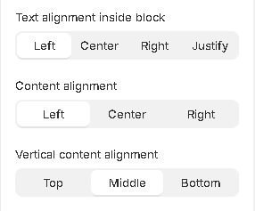 video slide alignment